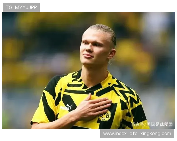 哈兰德强突后膝射门,挪威前场高效收割机会